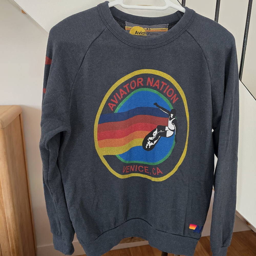 Aviator Nation Gray Sweater XS